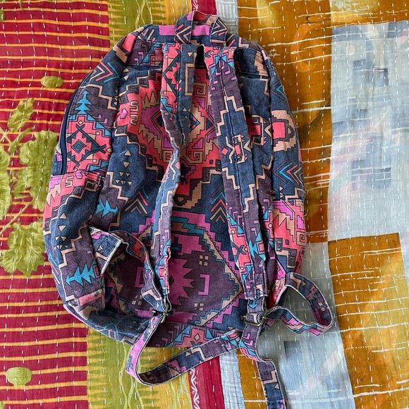 Billabong colorful canvas backpack - Picture 2 of 4